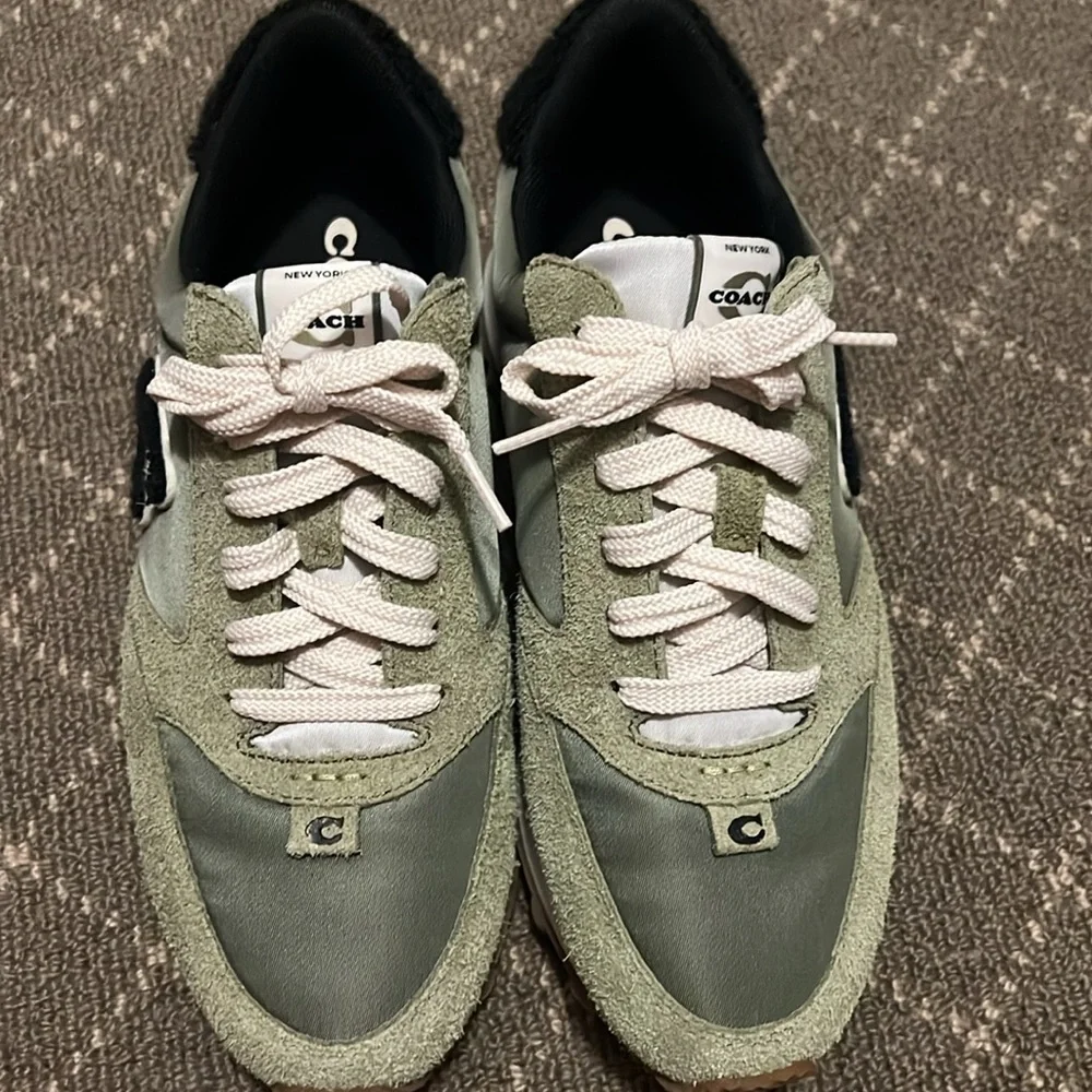 Coach Green and Black Athletic Shoes - Picture 2 of 7